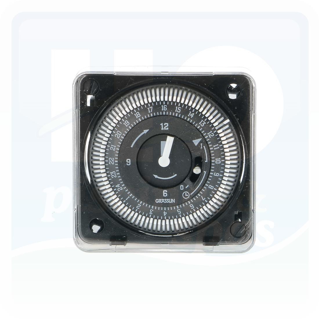 Horloge pour coffret de filtration