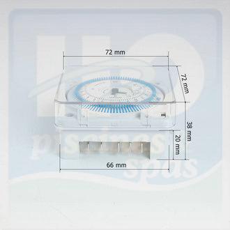 Horloge pour coffret de filtration piscine - 24H / 230 V