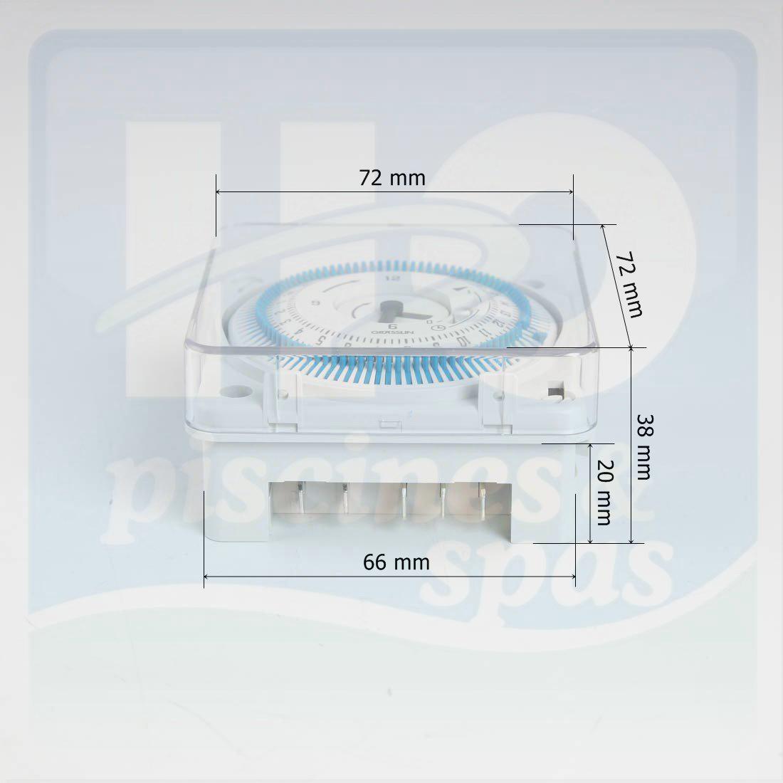 Horloge modulaire de programmation pour piscine