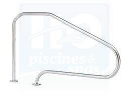 Sortie de bain pour escalier roman avec platines de fixation