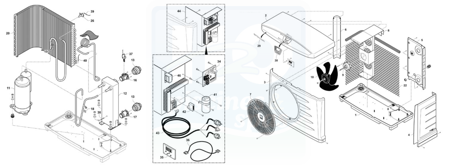 Housse d'hivernage pour PI20 [- Accessoire pompe à chaleur de