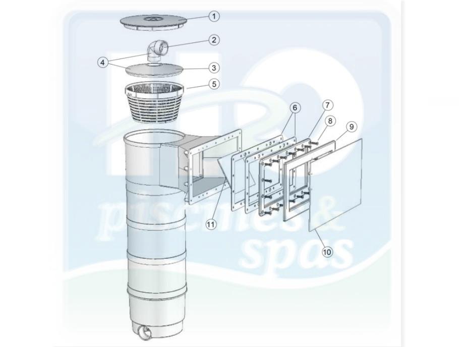 Panier de skimmer WELTICO - H2o Piscines & Spas