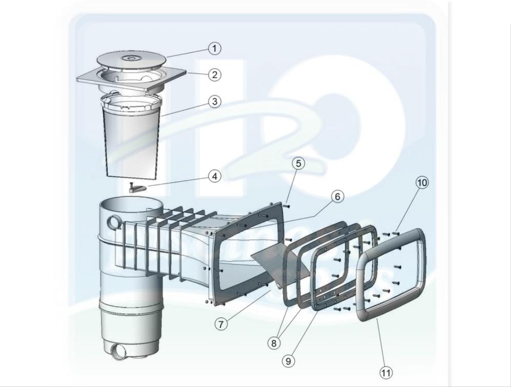 Panier de skimmer WELTICO - H2o Piscines & Spas