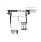 Pièces détachées piscines - Bondes de fond et grilles de drainage - OWM® - OWM Carrée -  A-5033 - Liner